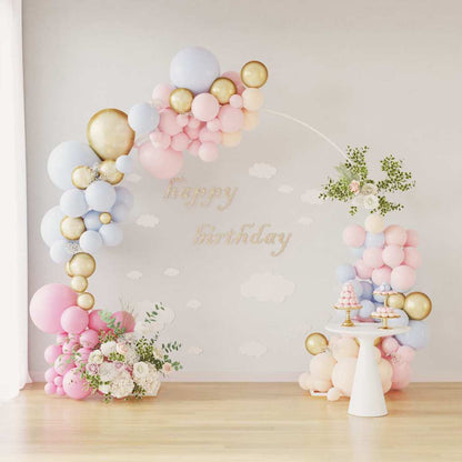 Arco Nuziale Bianco 220 x 45 x 200 cm Acciaio | homemem39