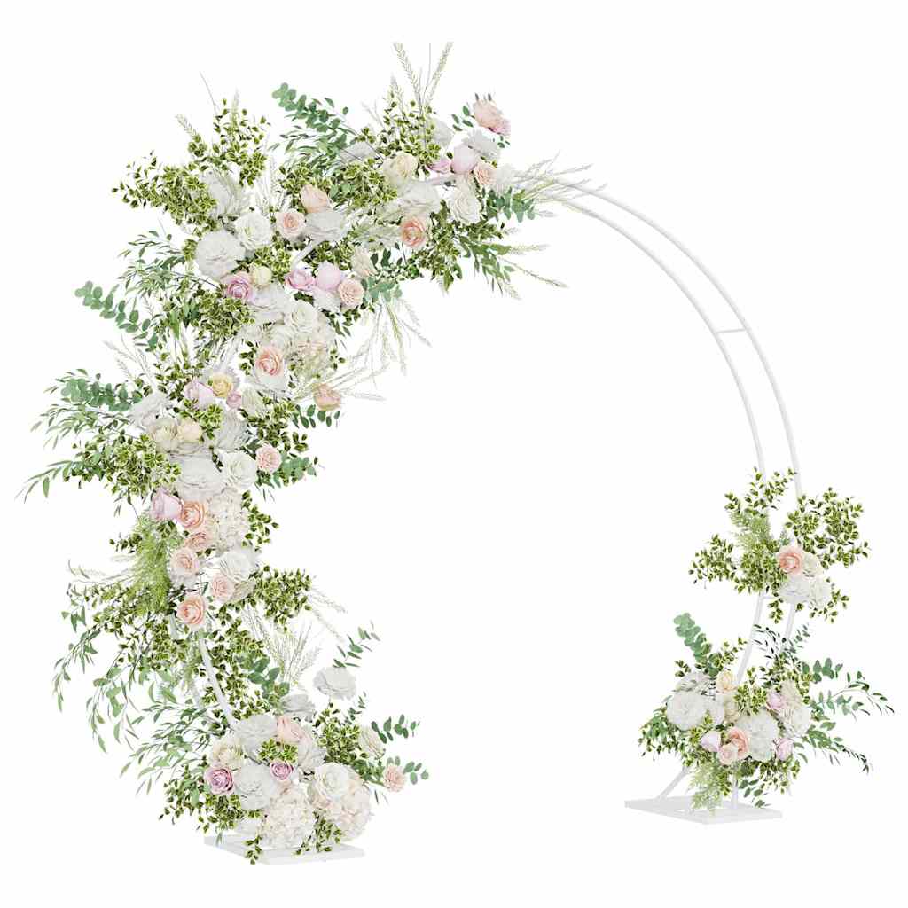 Arco Nuziale Bianco 220 x 45 x 200 cm Acciaio | homemem39