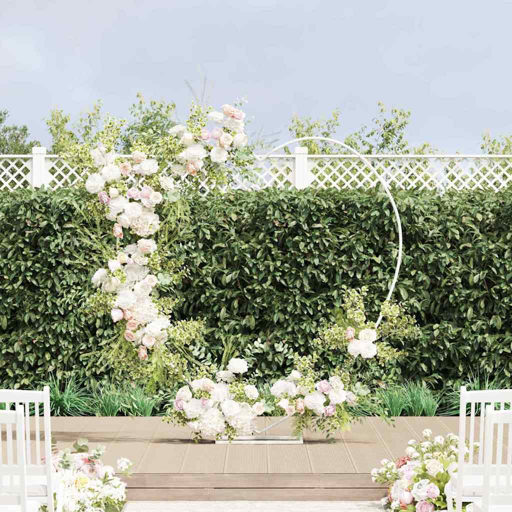 Arco Nuziale Bianco 195 x 35 x 211 cm Acciaio | homemem39
