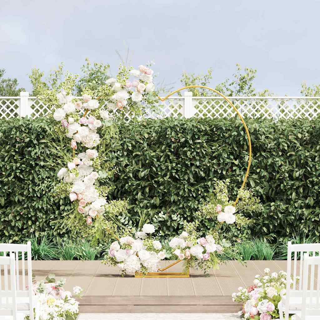Arco Nuziale Oro 195 x 35 x 211 cm Acciaio | homemem39