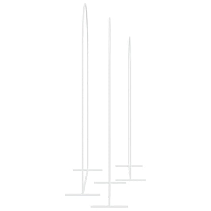 Arco Nuziale 3 pcs Bianco Acciaio | homemem39