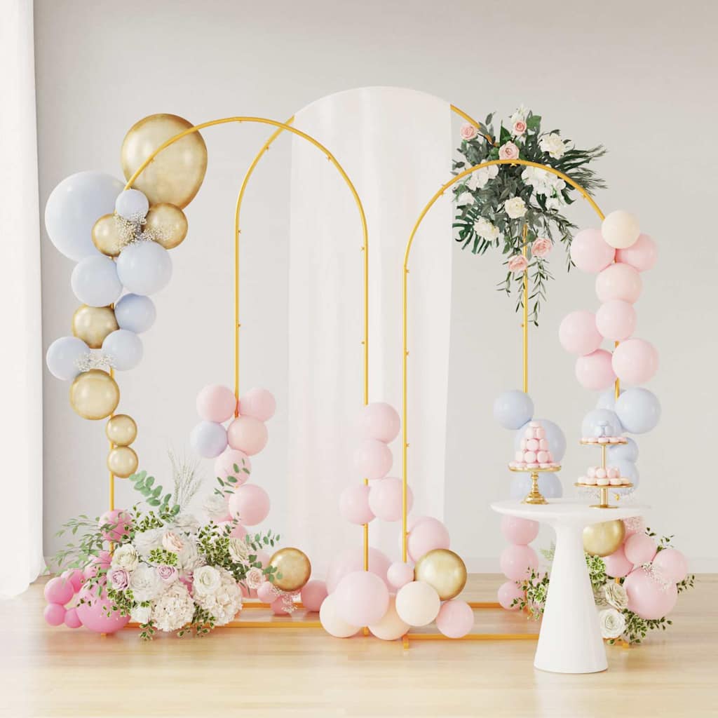 Arco Nuziale 3 pcs Oro Acciaio | homemem39