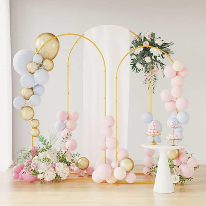 Arco Nuziale 3 pcs Oro Acciaio | homemem39