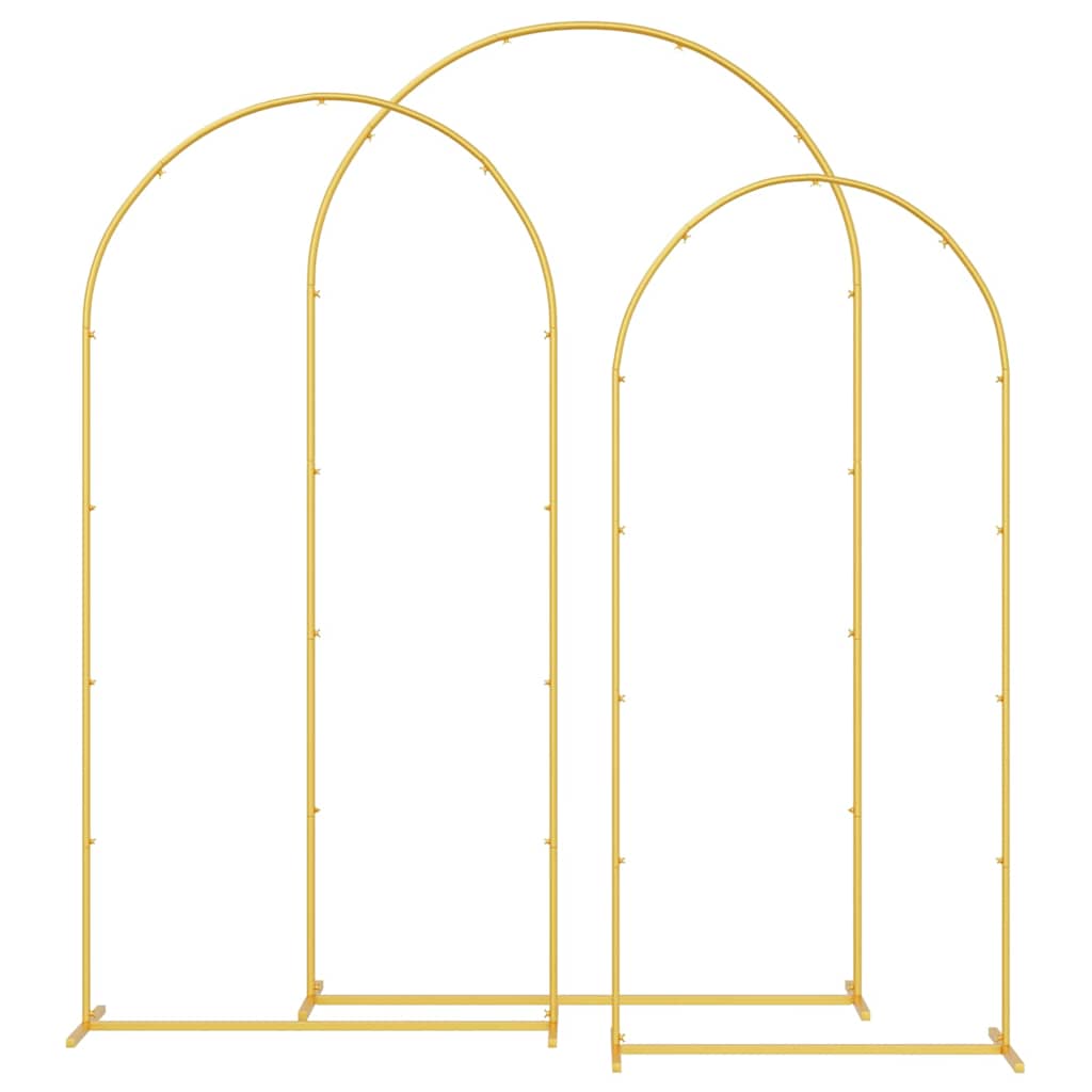 Arco Nuziale 3 pcs Oro Acciaio | homemem39