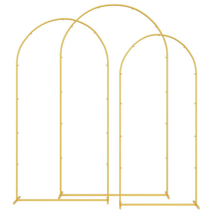 Arco Nuziale 3 pcs Oro Acciaio | homemem39
