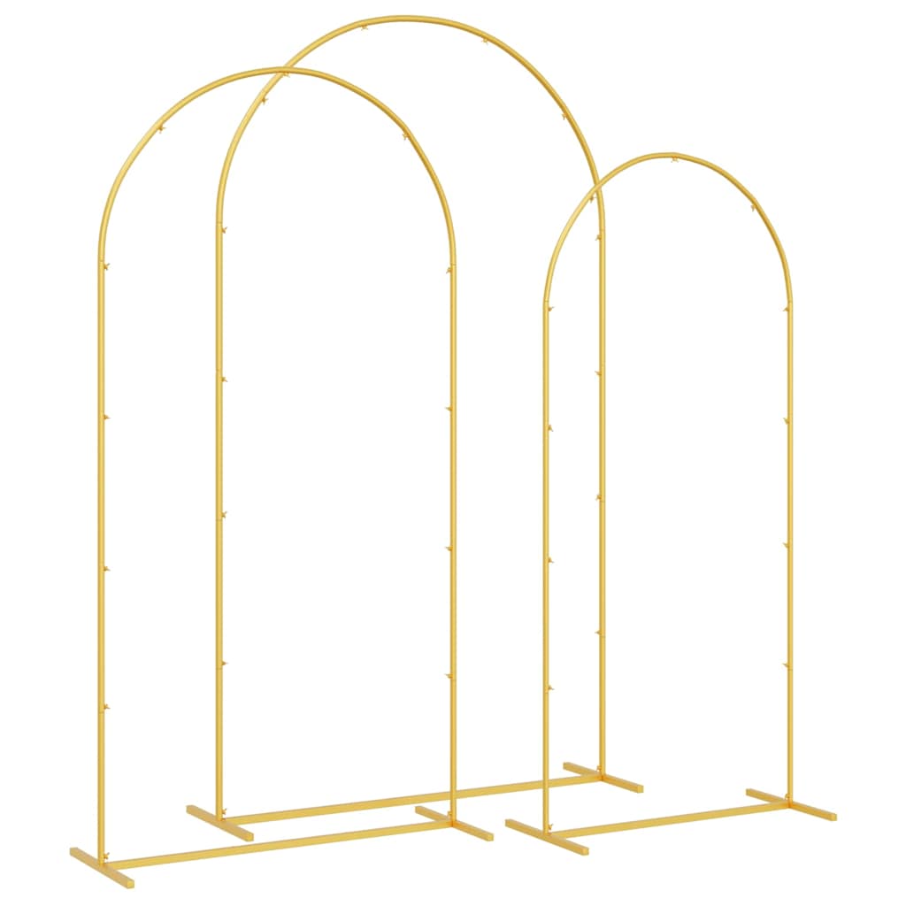 Arco Nuziale 3 pcs Oro Acciaio | homemem39