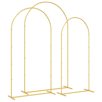 Arco Nuziale 3 pcs Oro Acciaio | homemem39