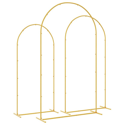 Arco Nuziale 3 pcs Oro Acciaio | homemem39
