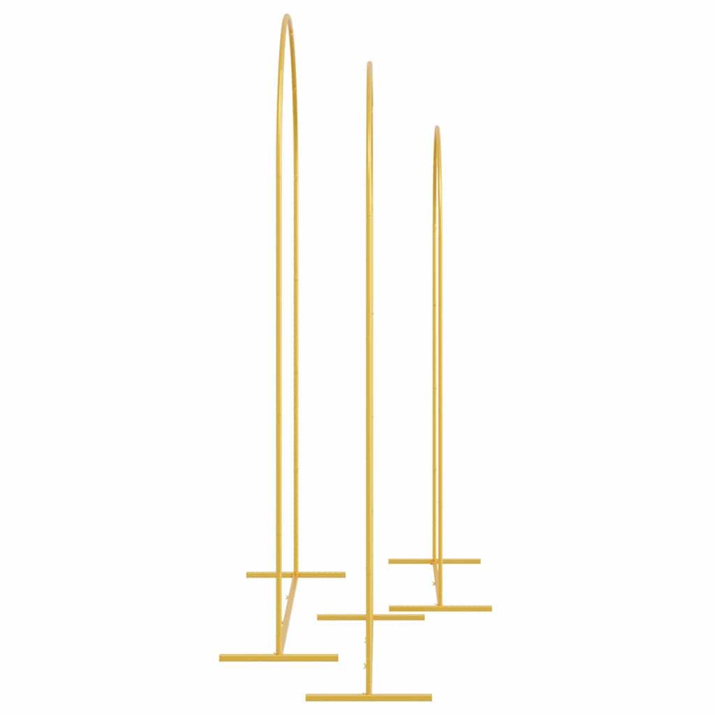 Arco Nuziale 3 pcs Oro Acciaio | homemem39
