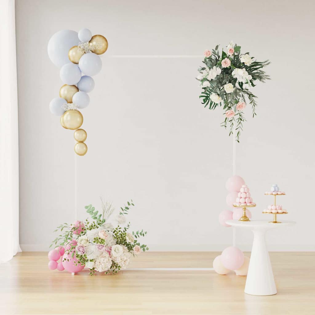 Arco Nuziale Bianco 150 x 49,5 x 200 cm Acciaio