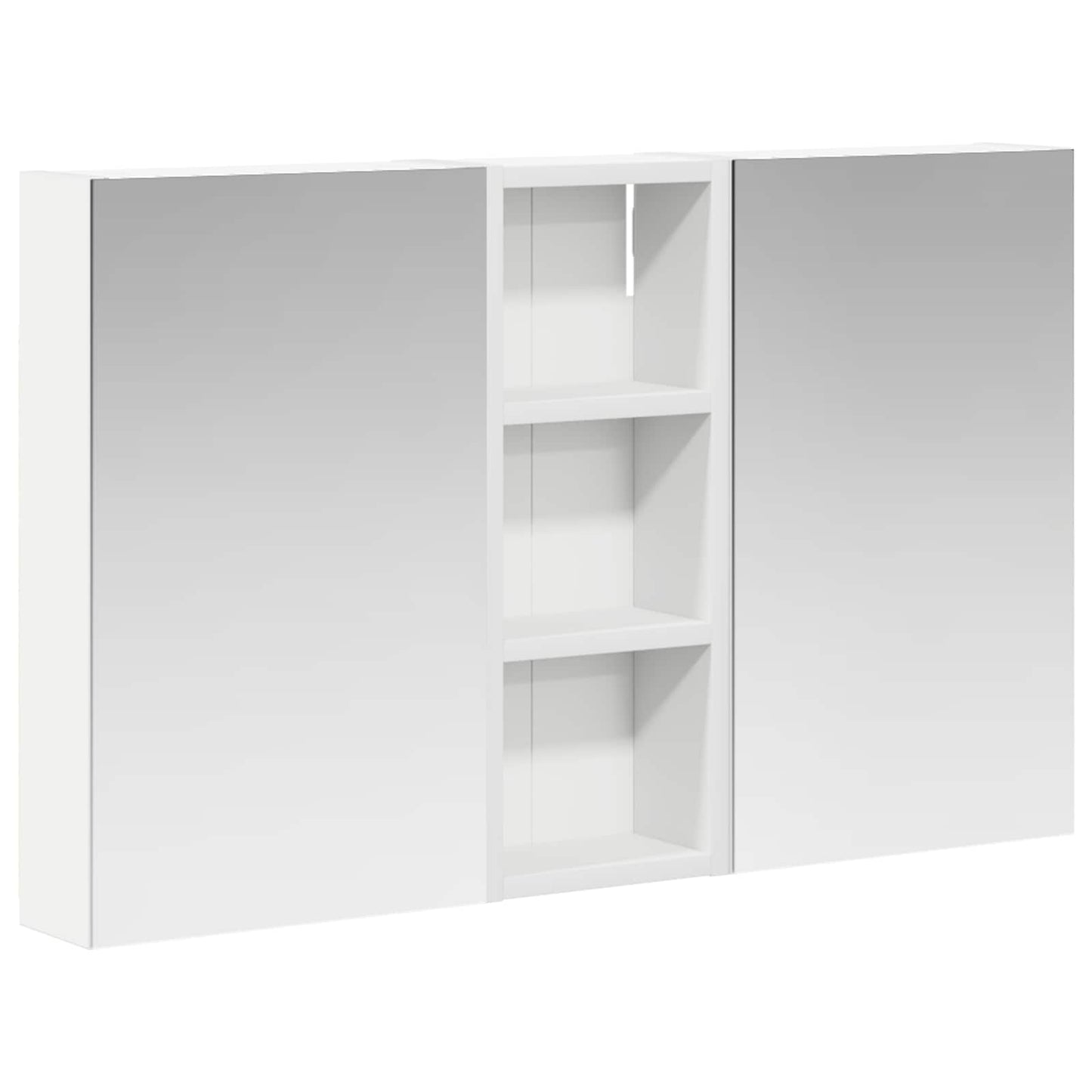 Set di Armadi da Bagno con lo scaffale 3 pcs 80 x 10,5 x 50 cm | homemem39