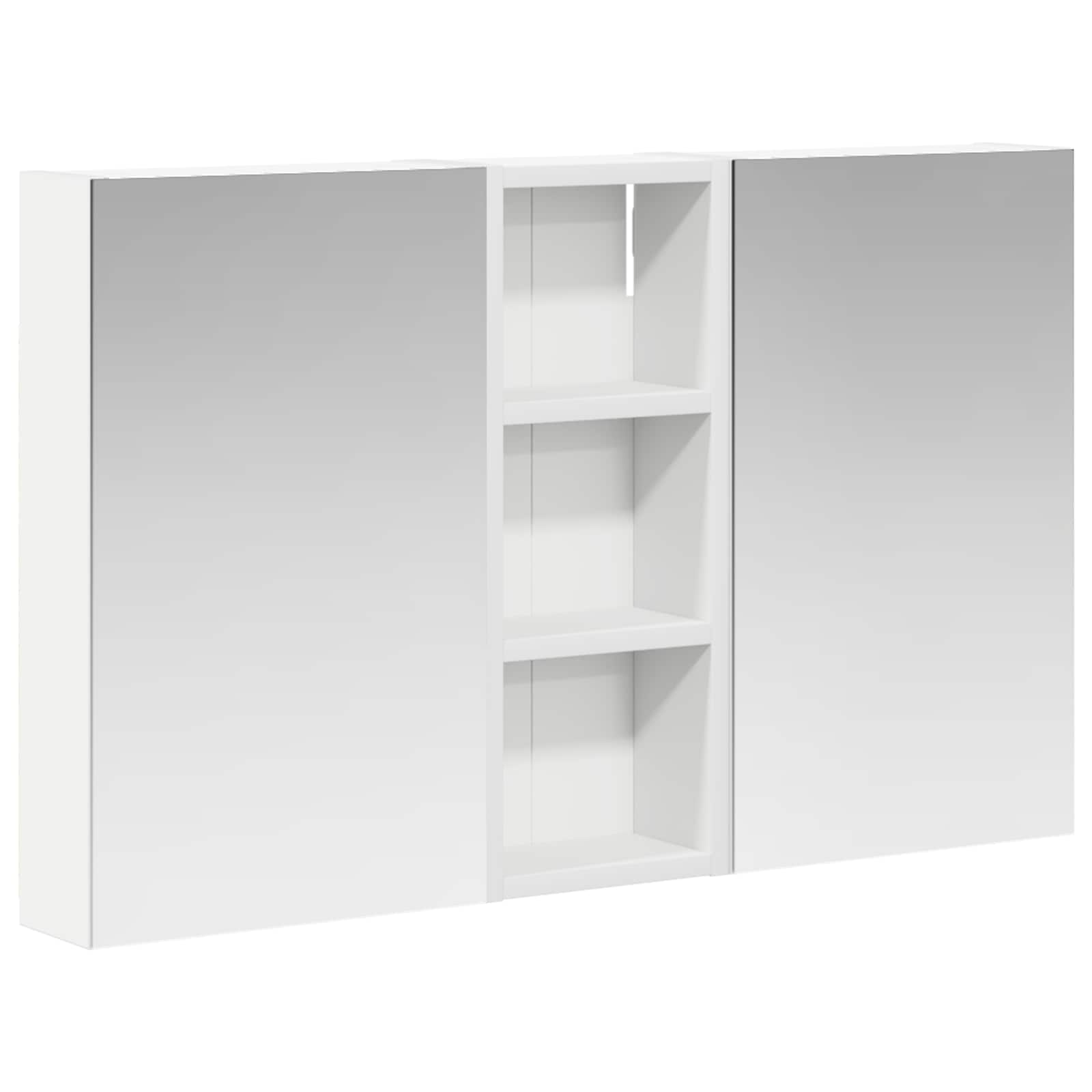 Set di Armadi da Bagno con lo scaffale 3 pcs 80 x 10,5 x 50 cm | homemem39