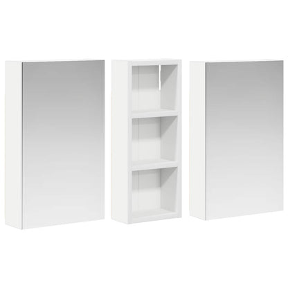 Set di Armadi da Bagno con lo scaffale 3 pcs 80 x 10,5 x 50 cm