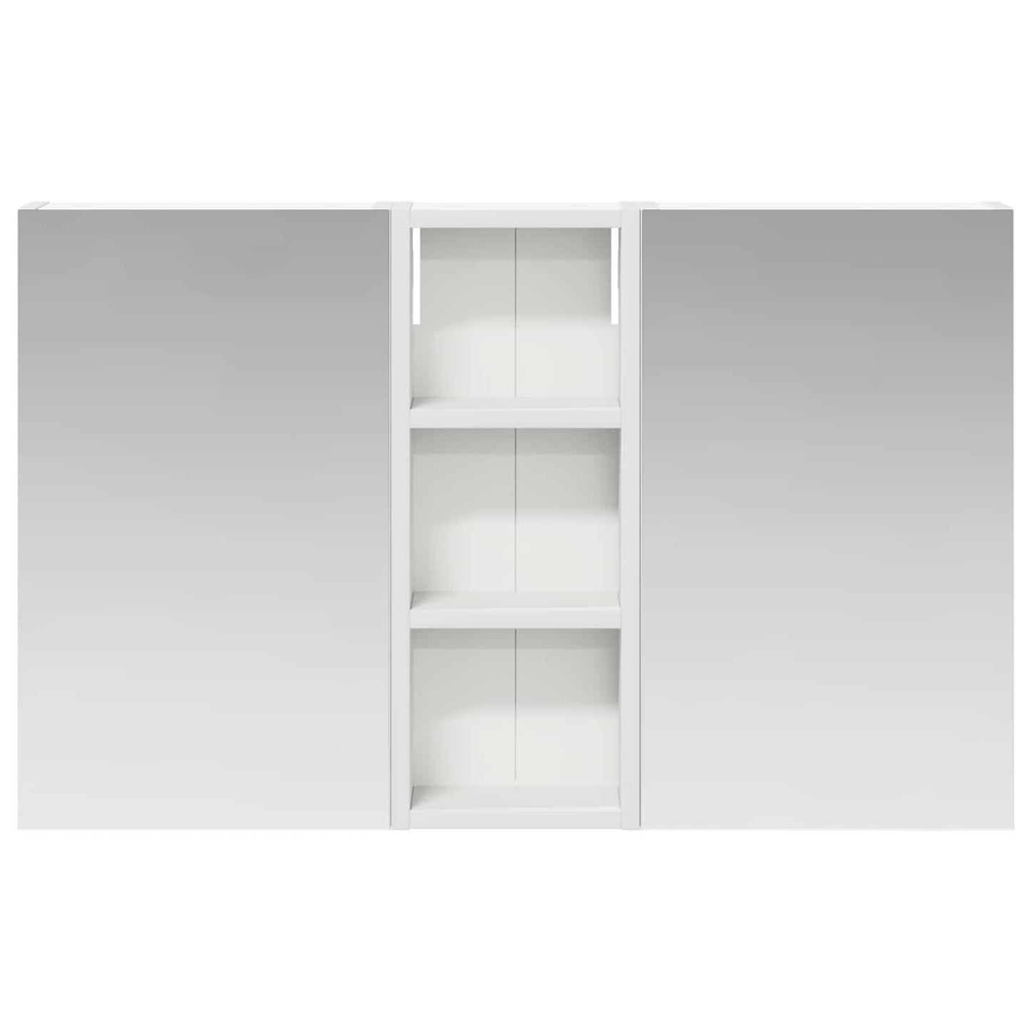 Set di Armadi da Bagno con lo scaffale 3 pcs 80 x 10,5 x 50 cm | homemem39