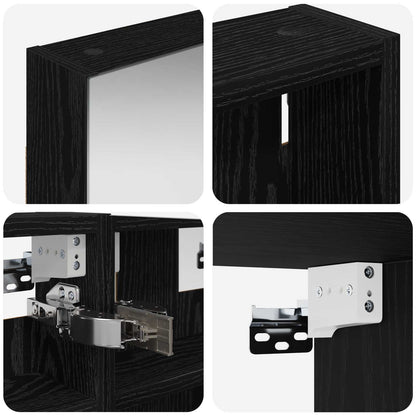 Set di Armadi da Bagno con lo scaffale 3 pcs 80 x 10,5 x 50 cm | homemem39