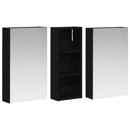 Set di Armadi da Bagno con lo scaffale 3 pcs 80 x 10,5 x 50 cm | homemem39