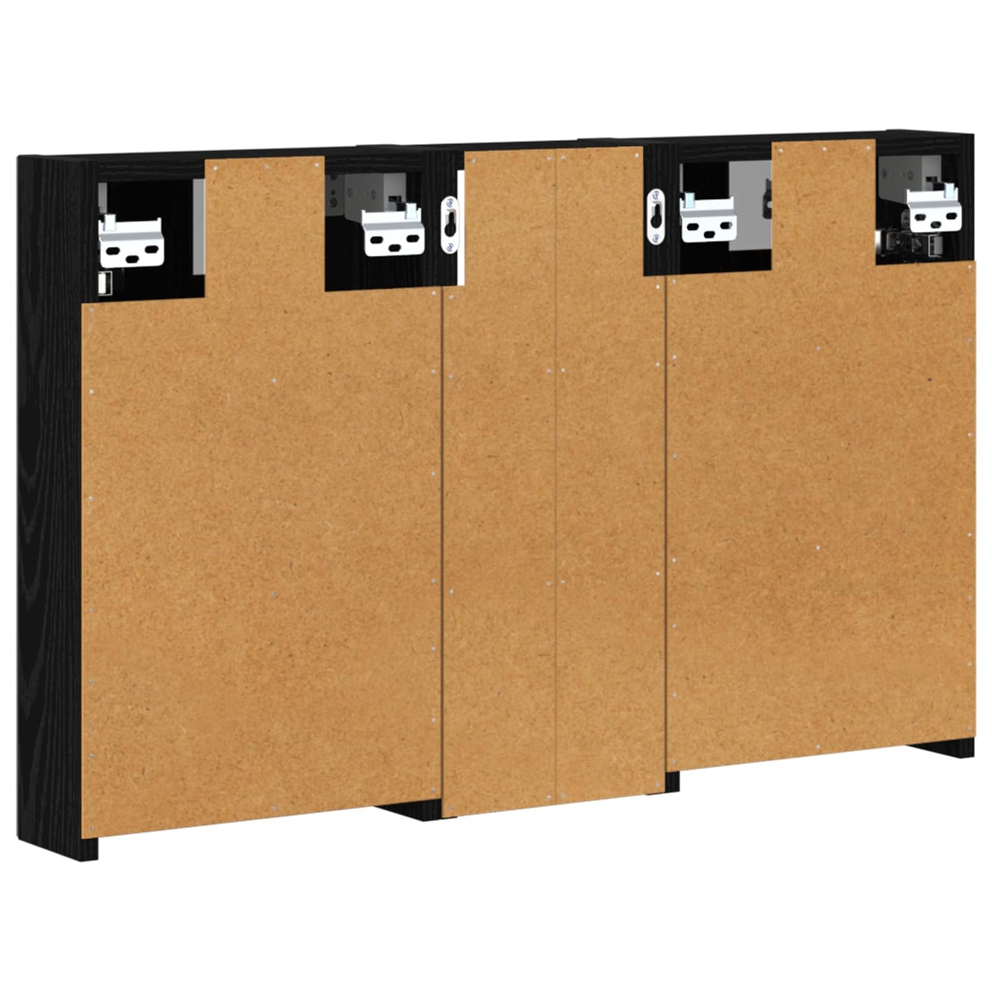 Set di Armadi da Bagno con lo scaffale 3 pcs 80 x 10,5 x 50 cm | homemem39