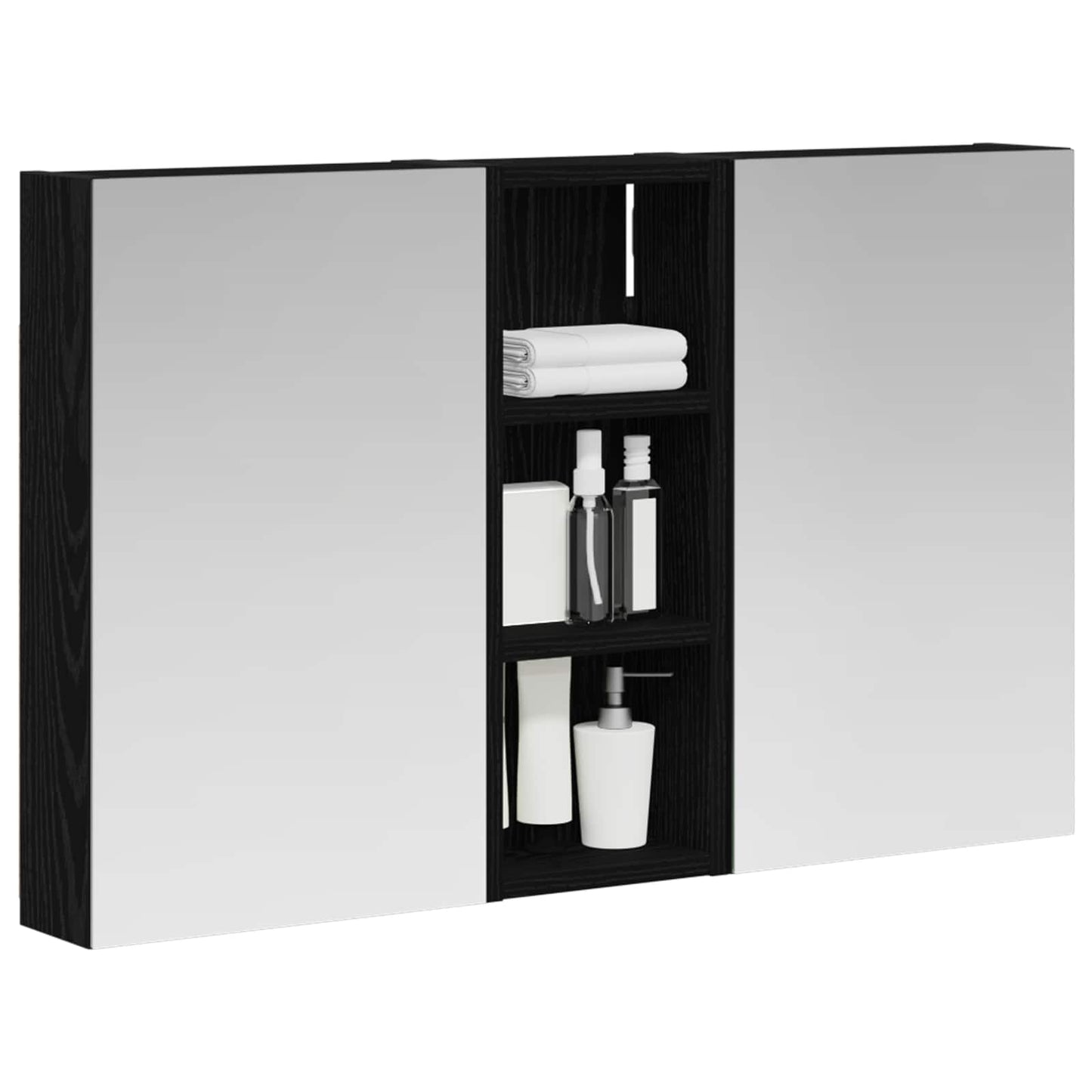 Set di Armadi da Bagno con lo scaffale 3 pcs 80 x 10,5 x 50 cm