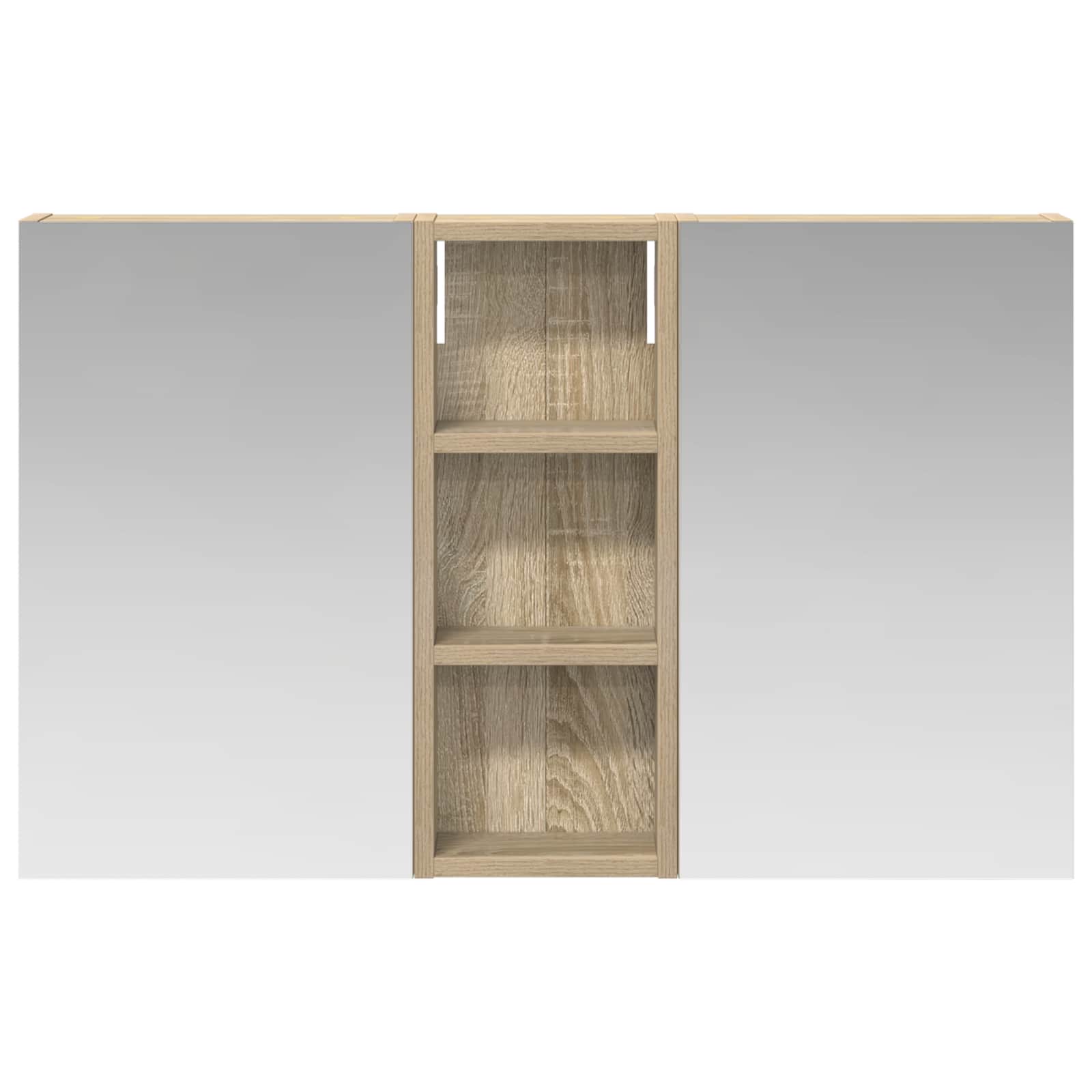 Set di Armadi da Bagno con lo scaffale 3 pcs 80 x 10,5 x 50 cm | homemem39