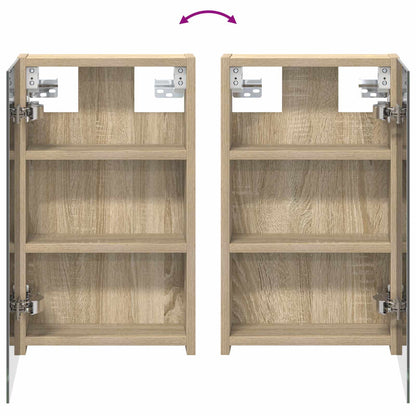Set di Armadi da Bagno con lo scaffale 3 pcs 80 x 10,5 x 50 cm