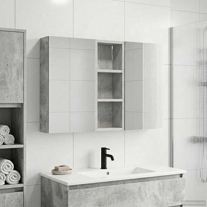 Set di Armadi da Bagno con lo scaffale 3 pcs 80 x 10,5 x 50 cm
