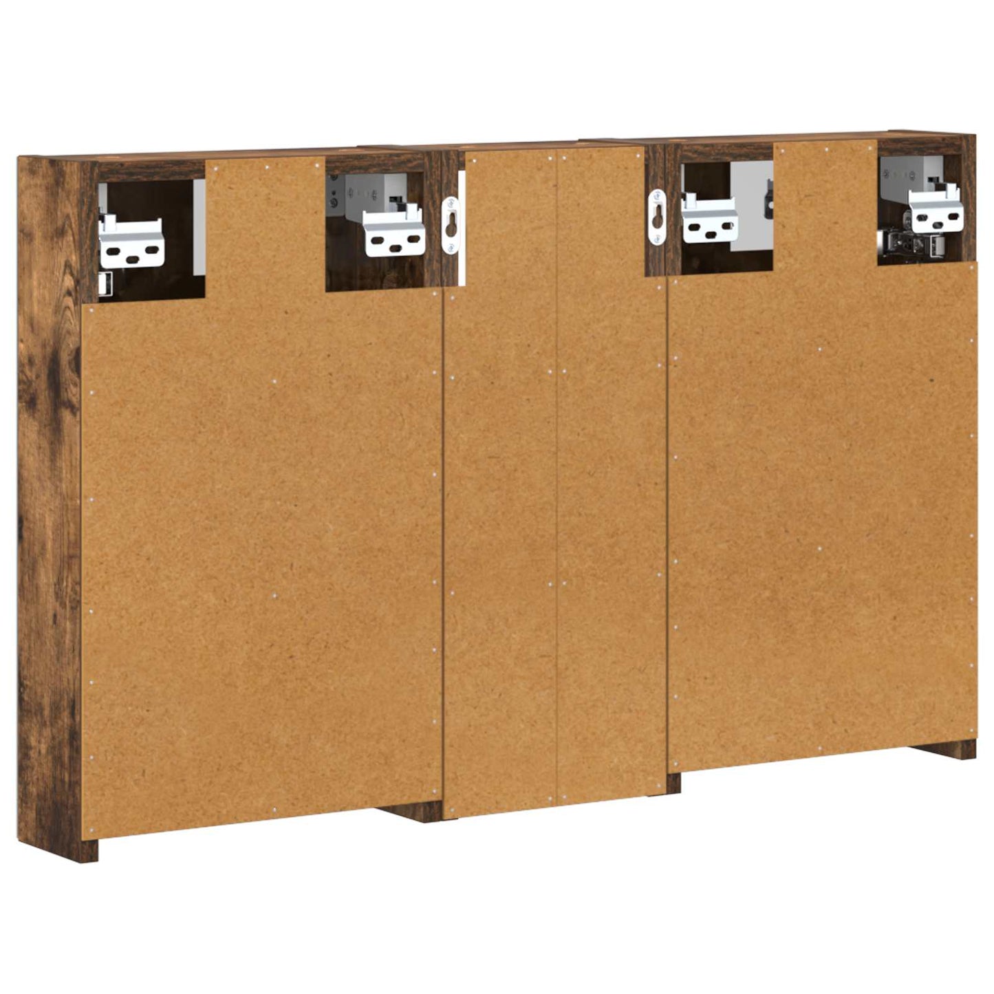 Set di Armadi da Bagno con lo scaffale 3 pcs 80 x 10,5 x 50 cm