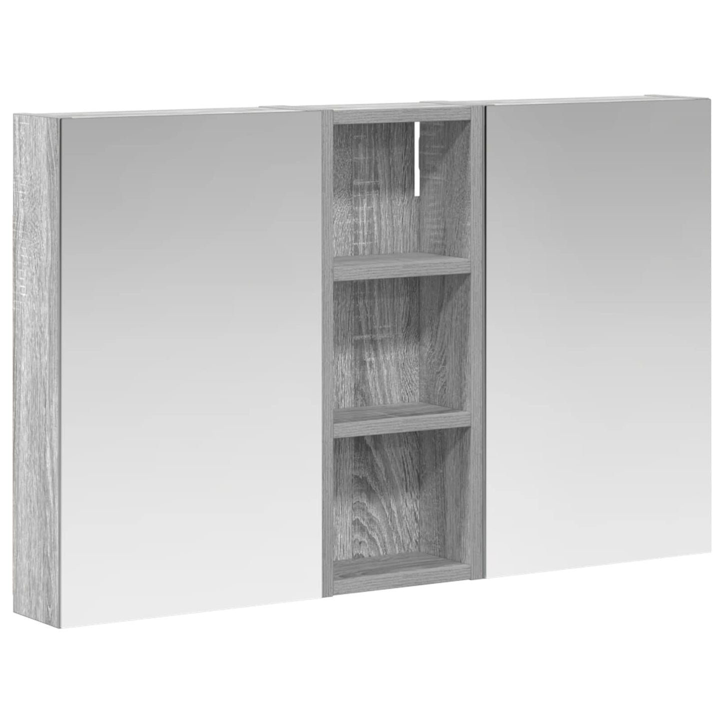 Set di Armadi da Bagno con lo scaffale 3 pcs 80 x 10,5 x 50 cm | homemem39
