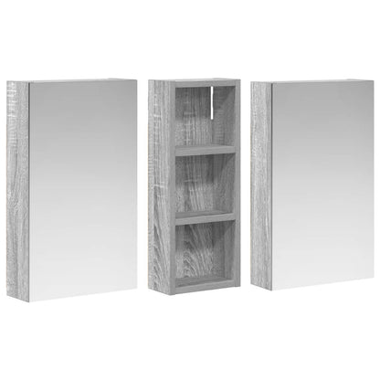 Set di Armadi da Bagno con lo scaffale 3 pcs 80 x 10,5 x 50 cm