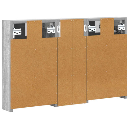 Set di Armadi da Bagno con lo scaffale 3 pcs 80 x 10,5 x 50 cm