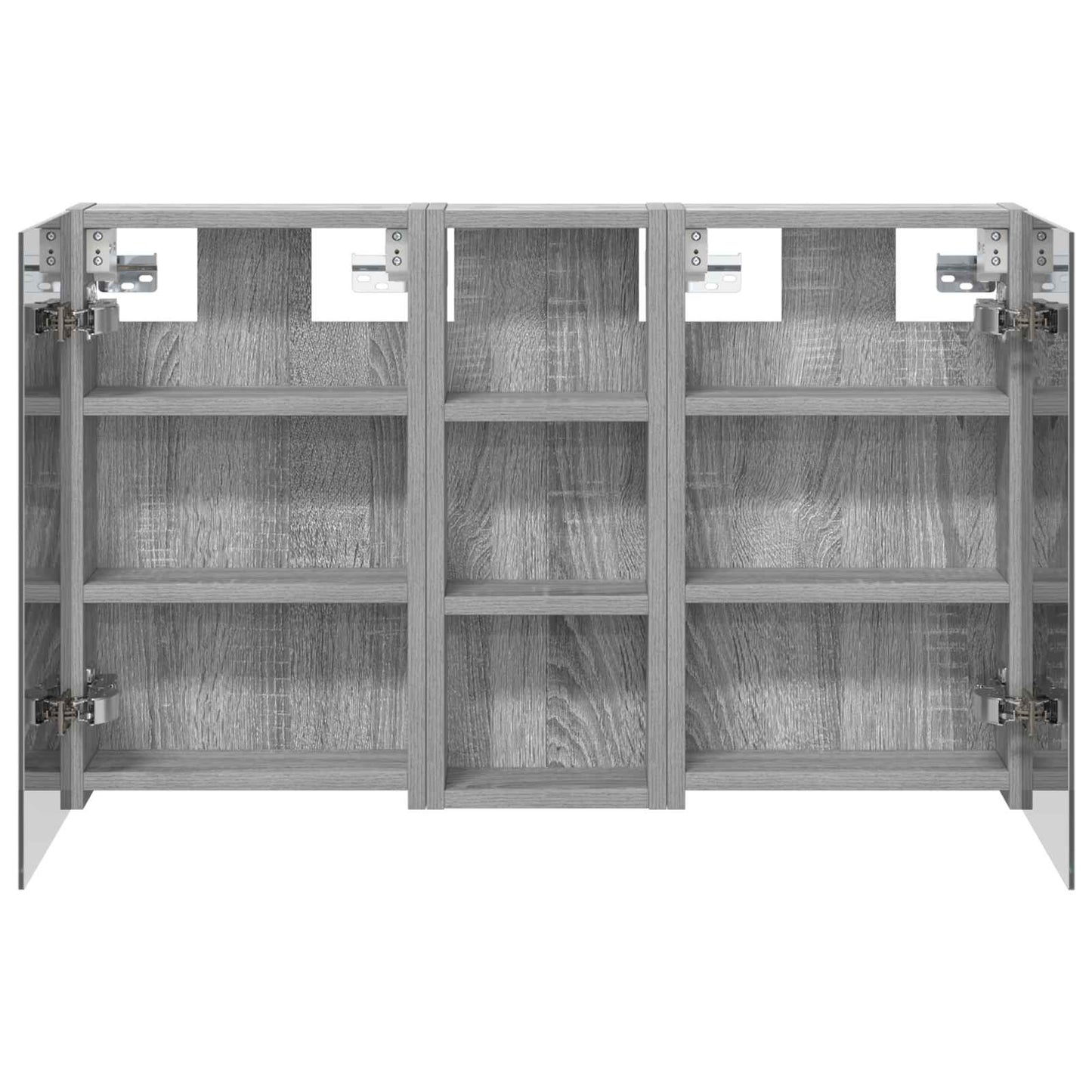 Set di Armadi da Bagno con lo scaffale 3 pcs 80 x 10,5 x 50 cm | homemem39