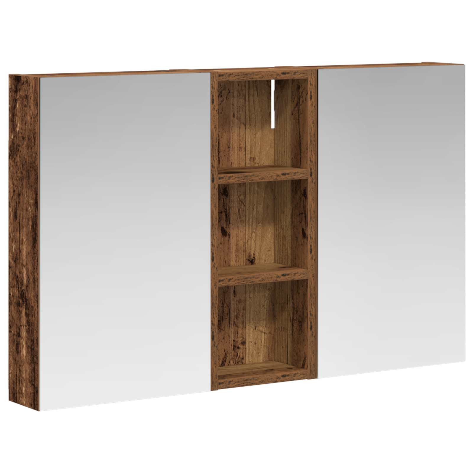 Set di Armadi da Bagno con lo scaffale 3 pcs 80 x 10,5 x 50 cm | homemem39
