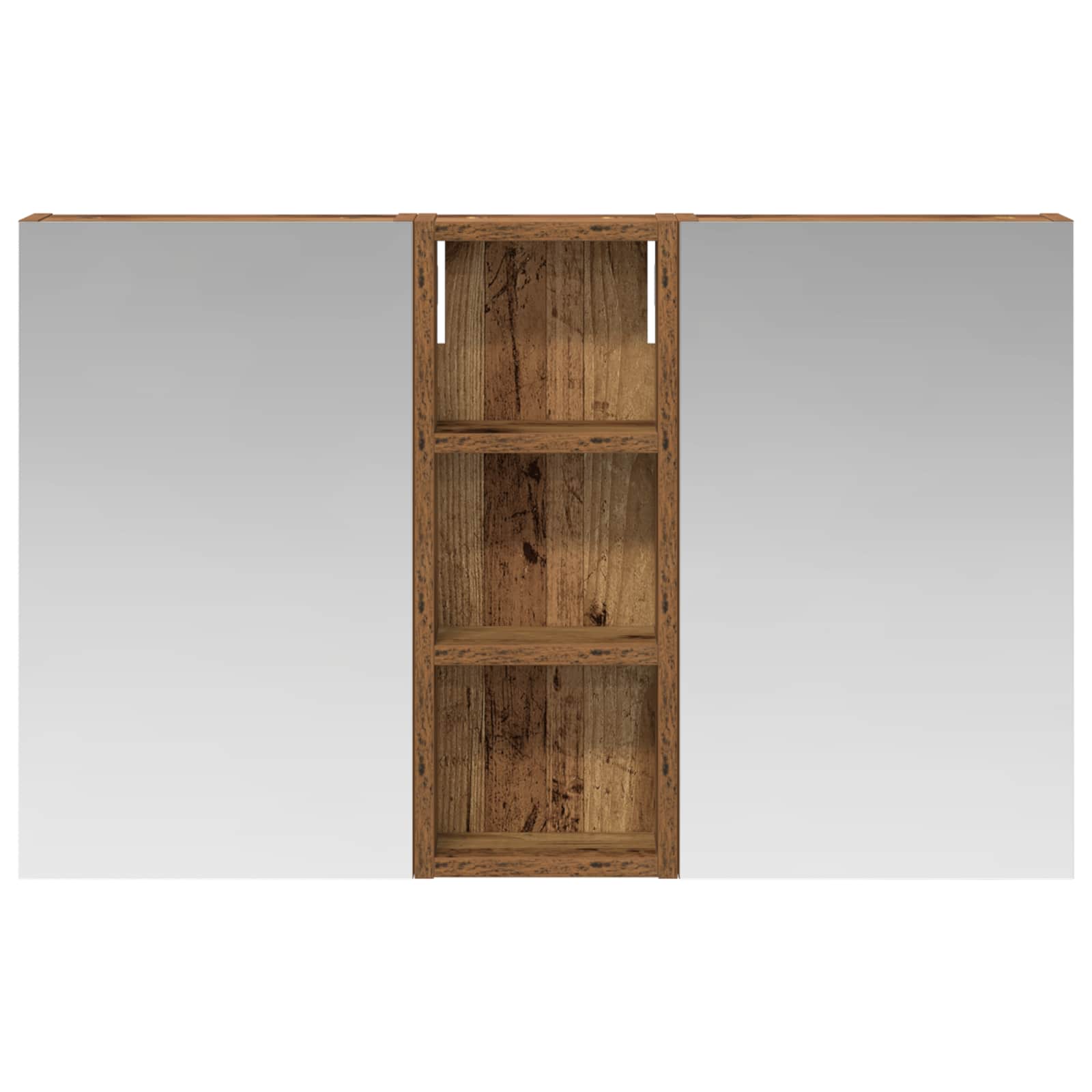 Set di Armadi da Bagno con lo scaffale 3 pcs 80 x 10,5 x 50 cm | homemem39