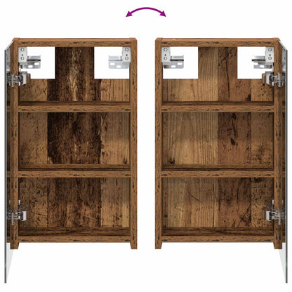 Set di Armadi da Bagno con lo scaffale 3 pcs 80 x 10,5 x 50 cm