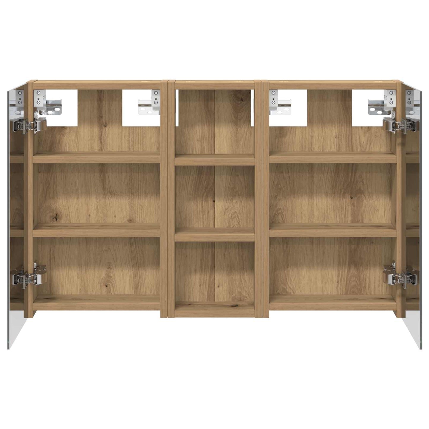 Set di Armadi da Bagno con lo scaffale 3 pcs 80 x 10,5 x 50 cm | homemem39