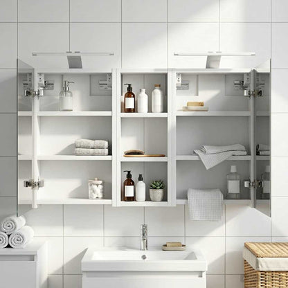 Set di Armadi da Bagno con lo scaffale 3 pcs 80 x 10,5 x 50 cm