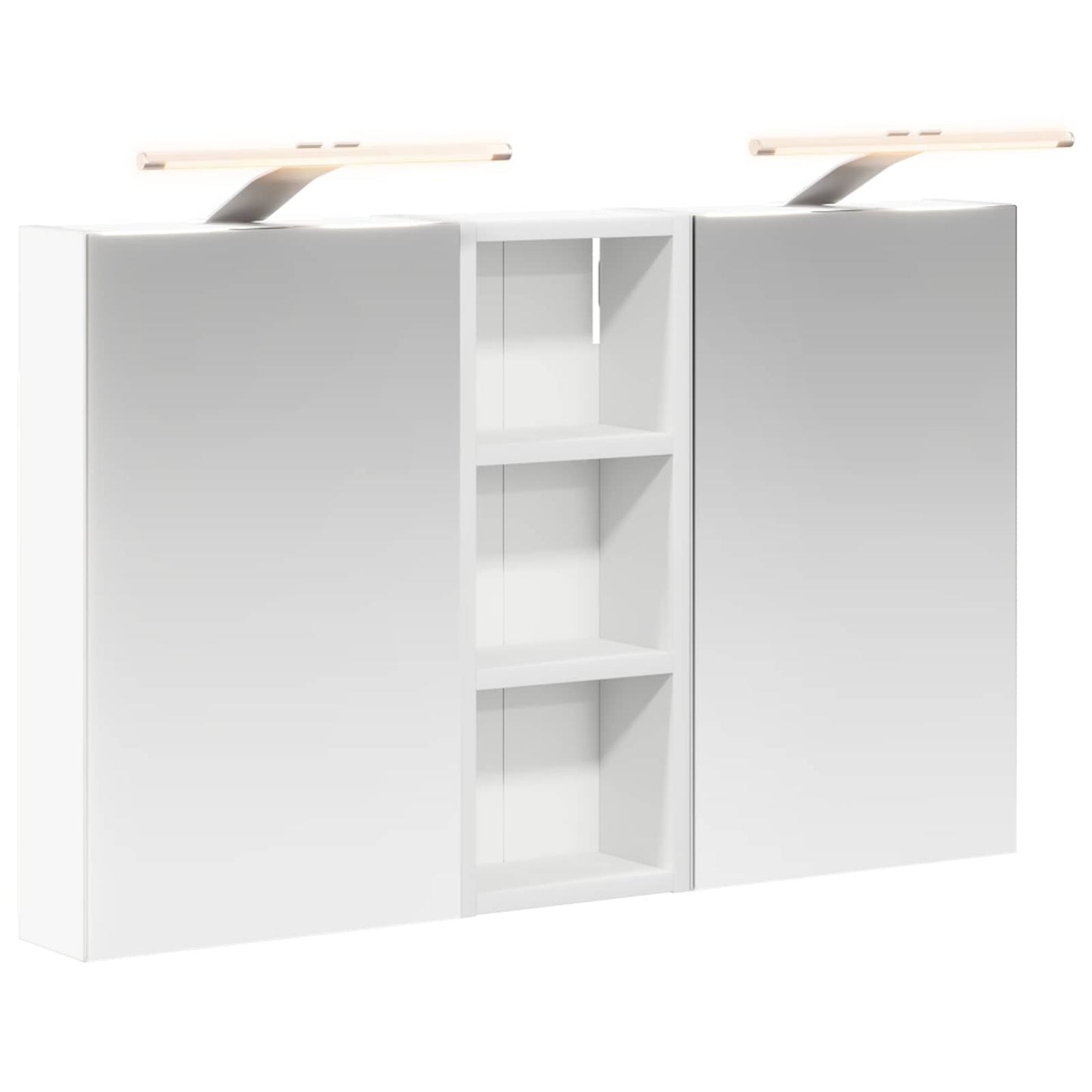 Set di Armadi da Bagno con lo scaffale 3 pcs 80 x 10,5 x 50 cm | homemem39