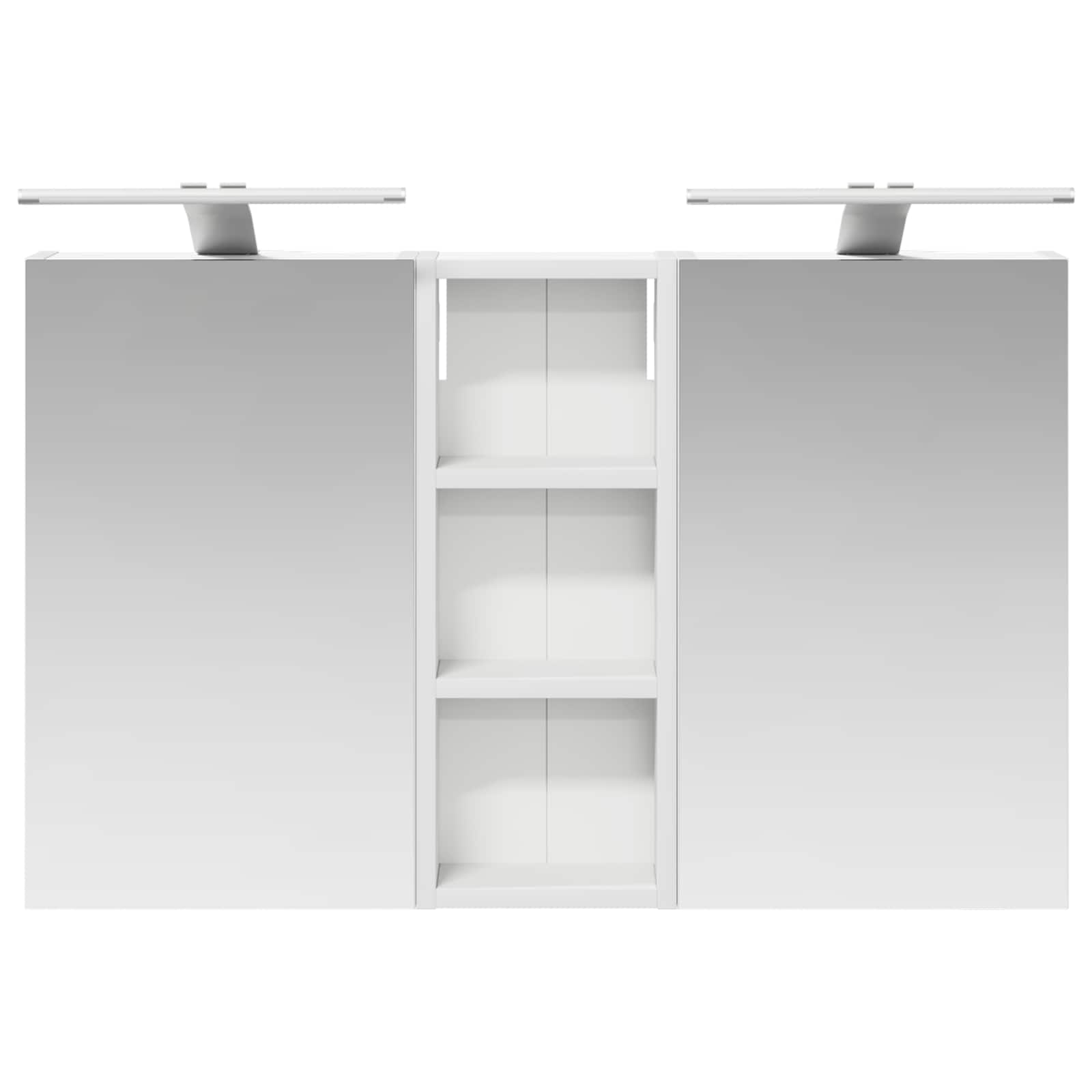 Set di Armadi da Bagno con lo scaffale 3 pcs 80 x 10,5 x 50 cm | homemem39