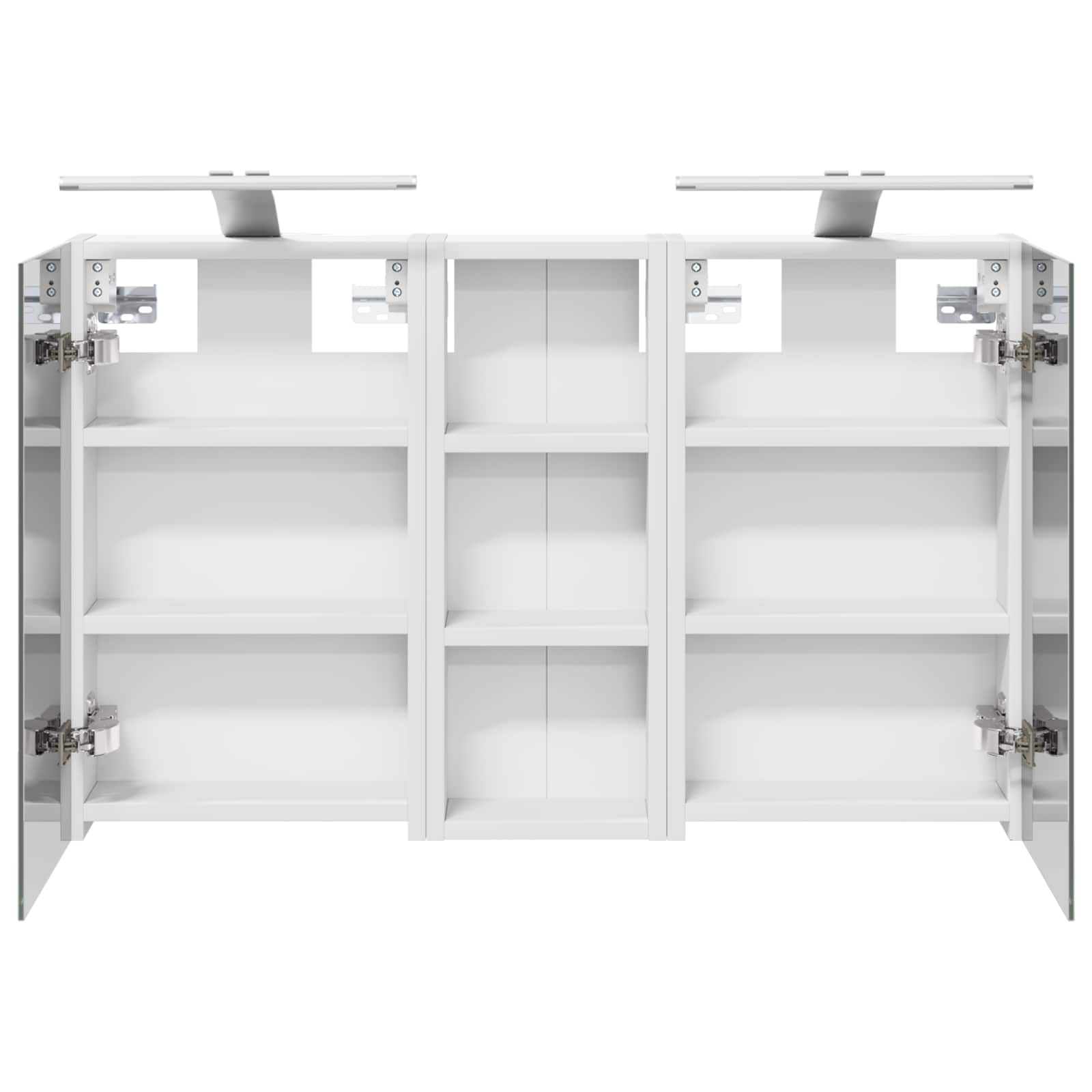 Set di Armadi da Bagno con lo scaffale 3 pcs 80 x 10,5 x 50 cm | homemem39