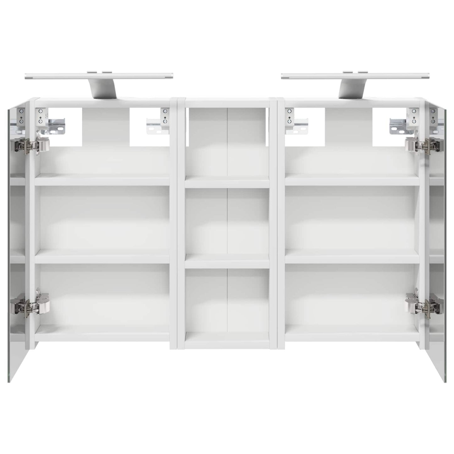 Set di Armadi da Bagno con lo scaffale 3 pcs 80 x 10,5 x 50 cm