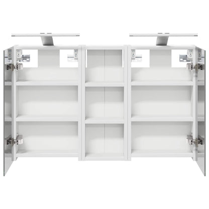Set di Armadi da Bagno con lo scaffale 3 pcs 80 x 10,5 x 50 cm