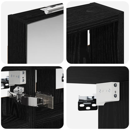 Set di Armadi da Bagno con lo scaffale 3 pcs 80 x 10,5 x 50 cm