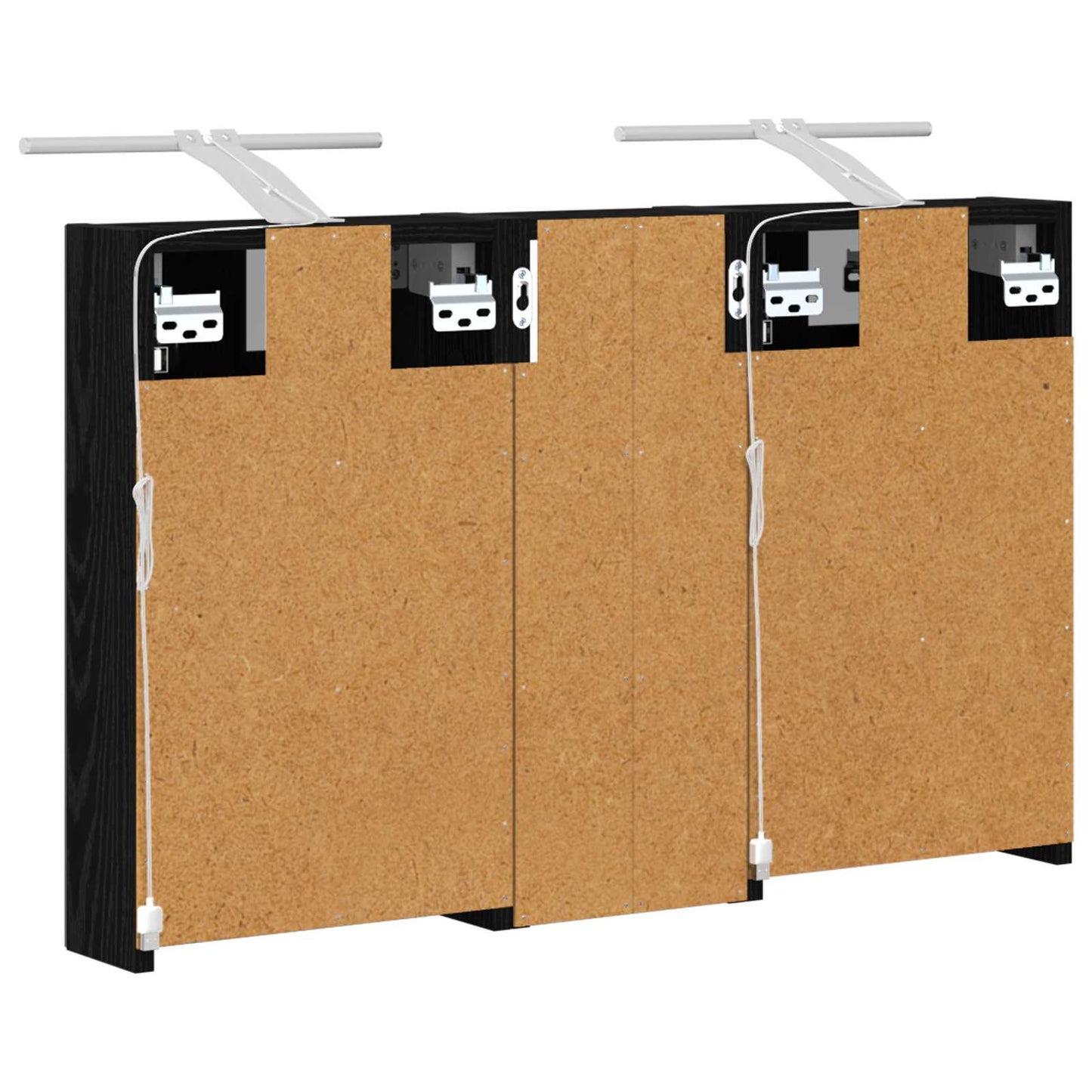 Set di Armadi da Bagno con lo scaffale 3 pcs 80 x 10,5 x 50 cm