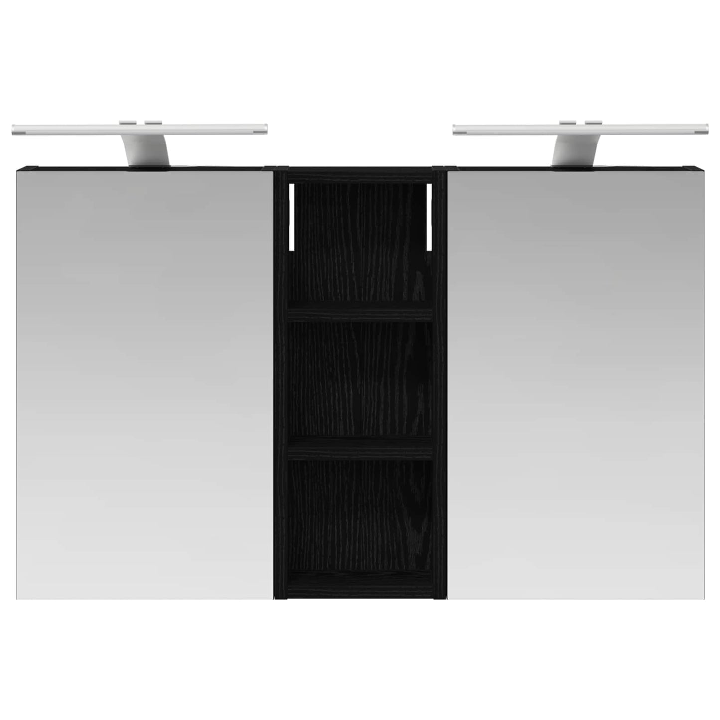 Set di Armadi da Bagno con lo scaffale 3 pcs 80 x 10,5 x 50 cm