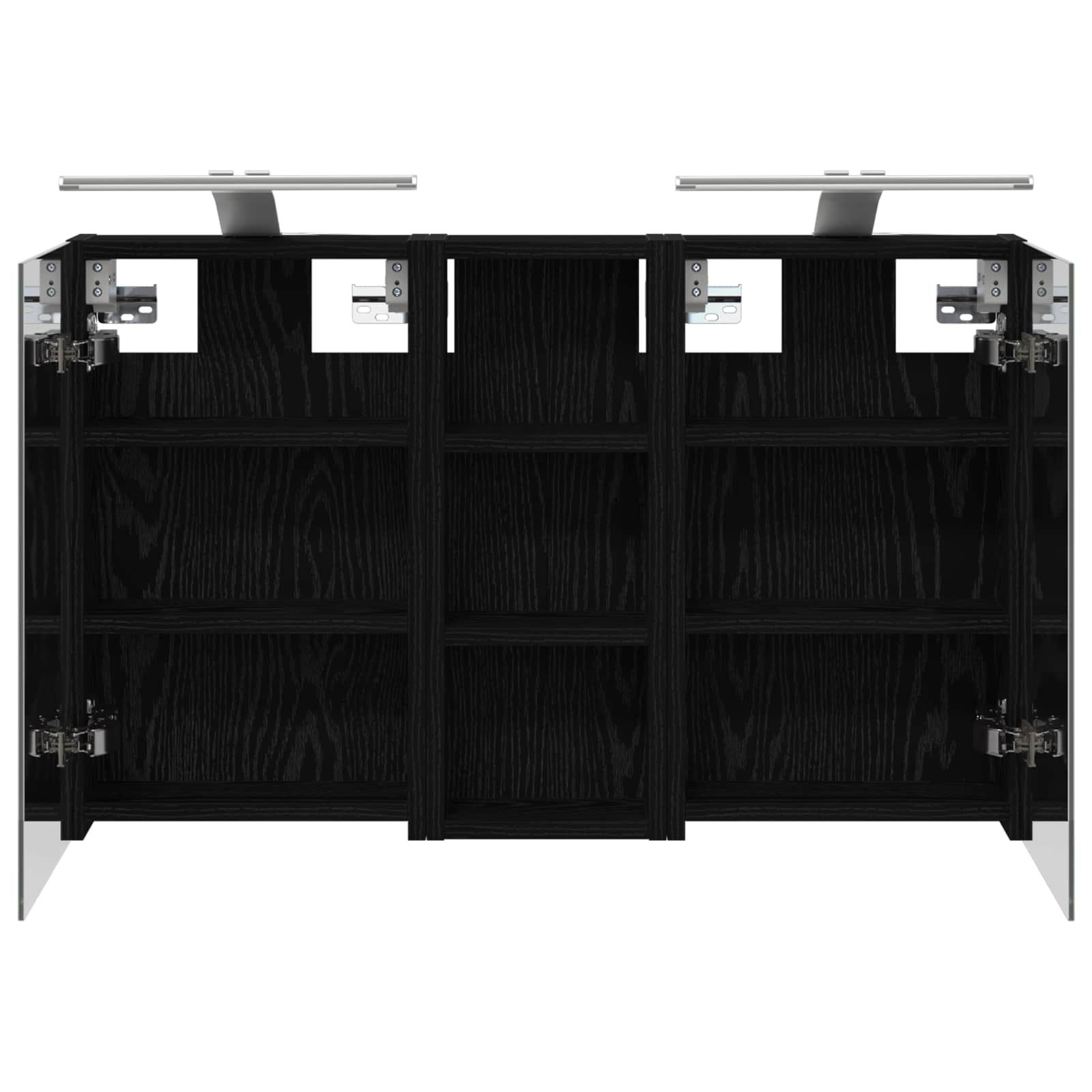 Set di Armadi da Bagno con lo scaffale 3 pcs 80 x 10,5 x 50 cm | homemem39
