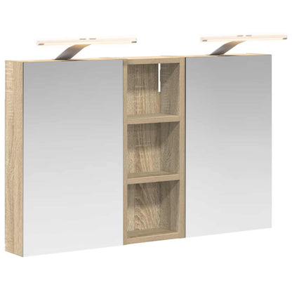 Set di Armadi da Bagno con lo scaffale 3 pcs 80 x 10,5 x 50 cm