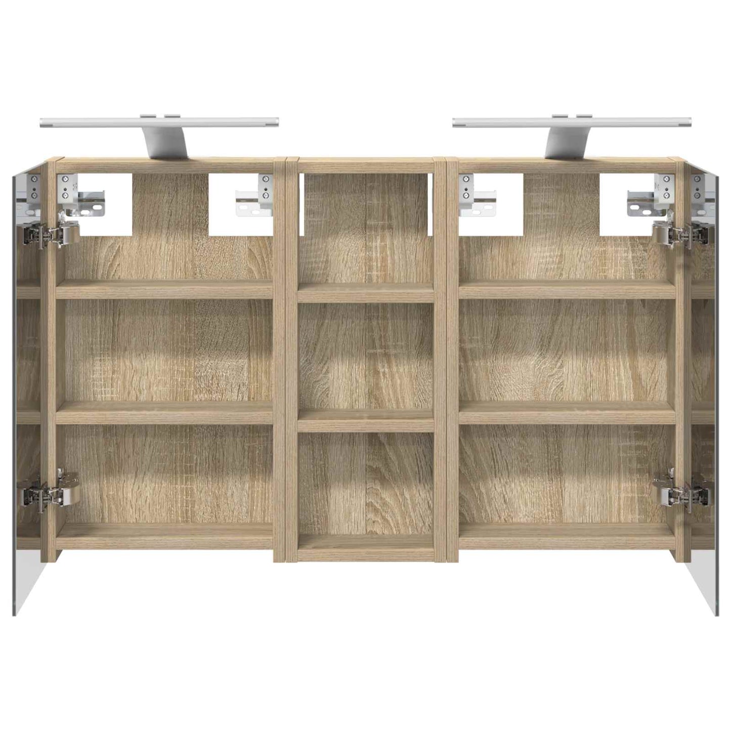 Set di Armadi da Bagno con lo scaffale 3 pcs 80 x 10,5 x 50 cm | homemem39