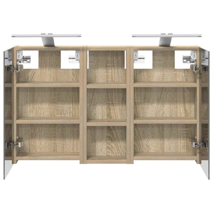 Set di Armadi da Bagno con lo scaffale 3 pcs 80 x 10,5 x 50 cm