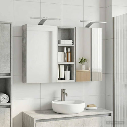 Set di Armadi da Bagno con lo scaffale 3 pcs 80 x 10,5 x 50 cm | homemem39