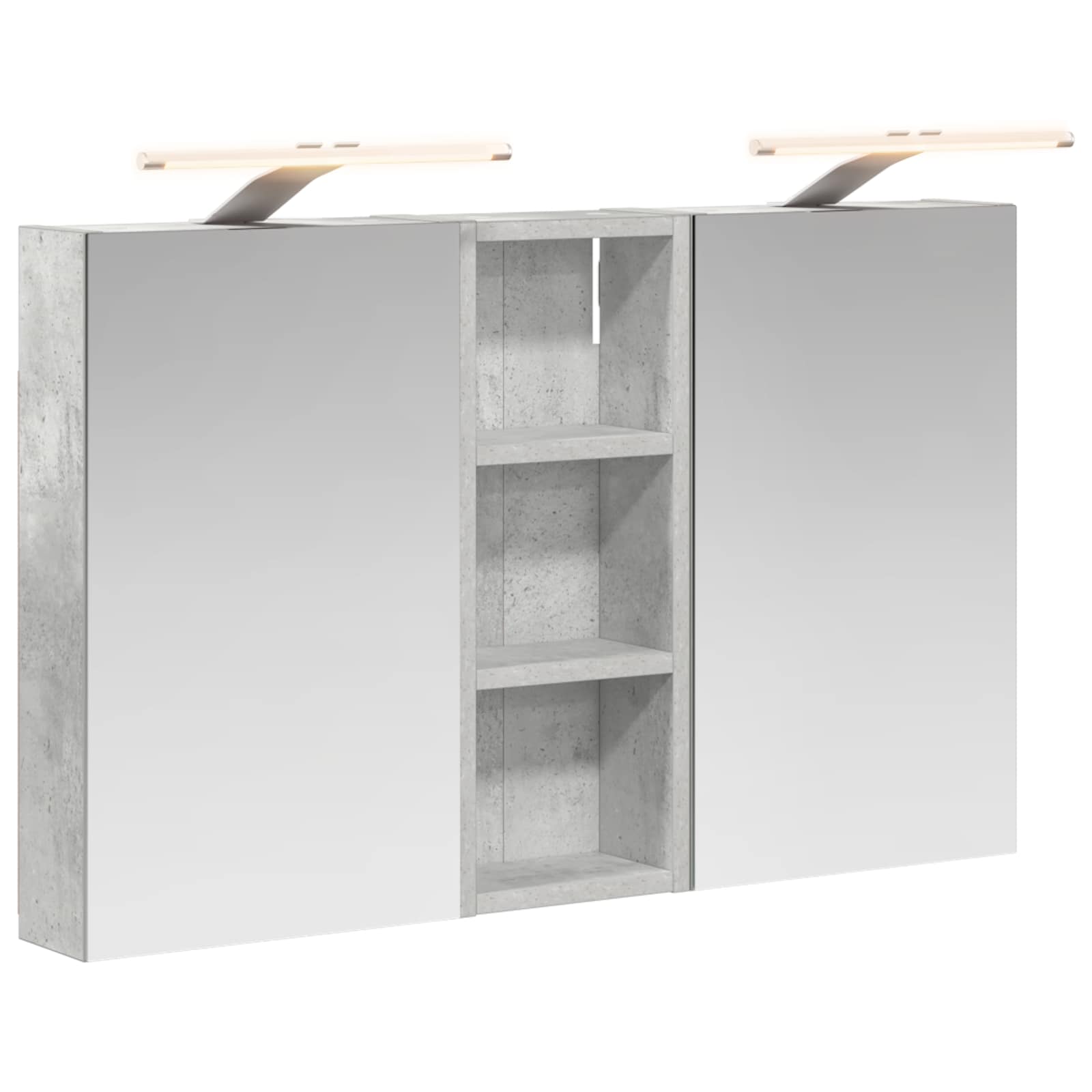 Set di Armadi da Bagno con lo scaffale 3 pcs 80 x 10,5 x 50 cm | homemem39