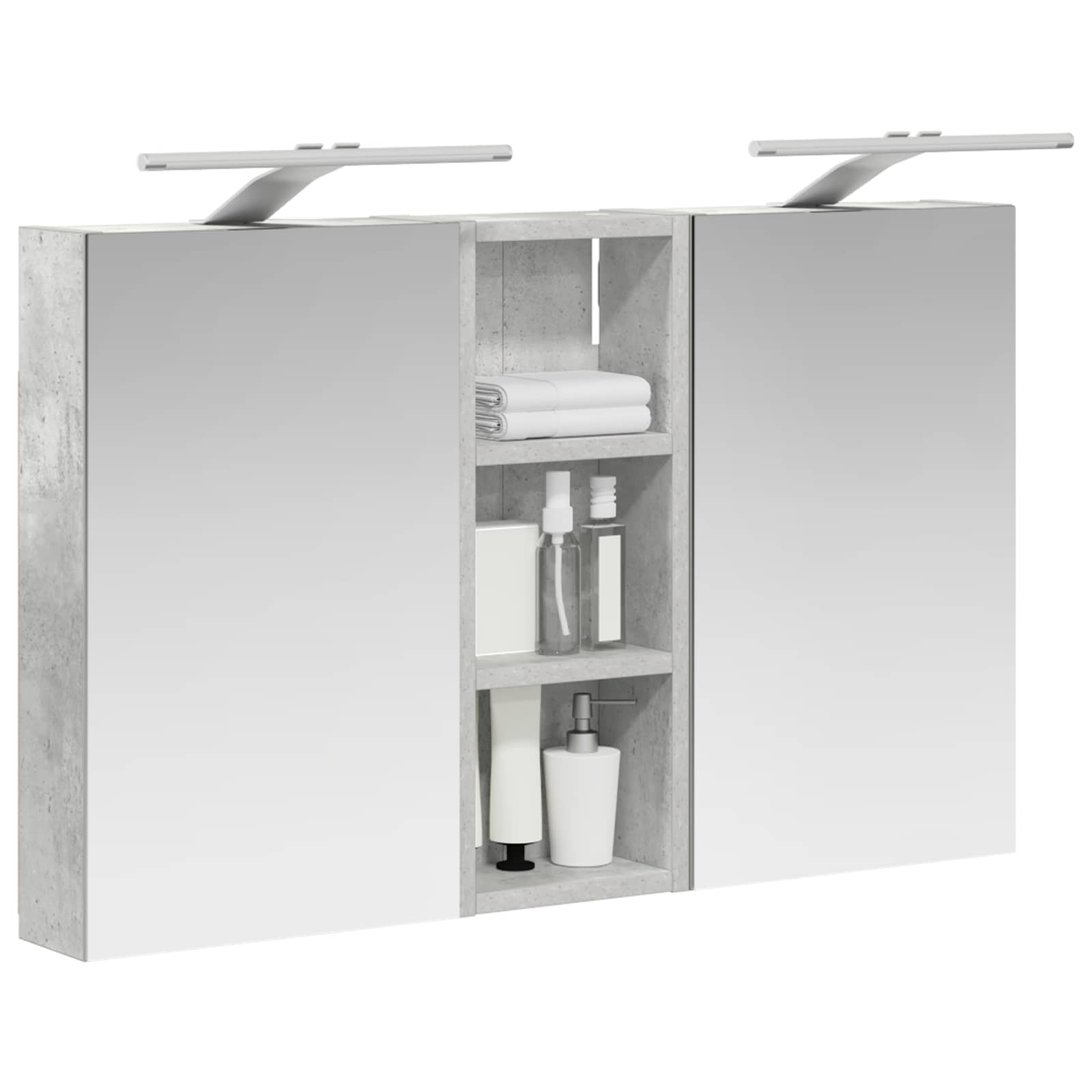 Set di Armadi da Bagno con lo scaffale 3 pcs 80 x 10,5 x 50 cm | homemem39